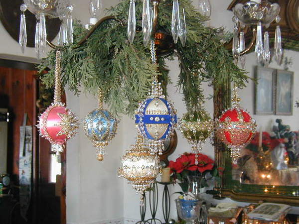 Beaded Christmas Ornaments