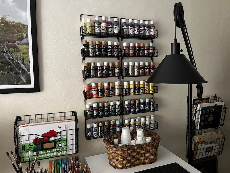 Organizing Craft Paint